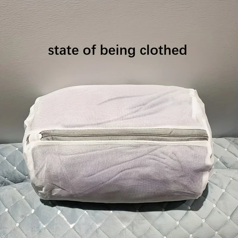 Versatile Shoe Washing Bag - Durable Mesh Laundry Bag for Sneakers, Running Shoes, Socks & Bras with Zipper Closure, Laundry Bag